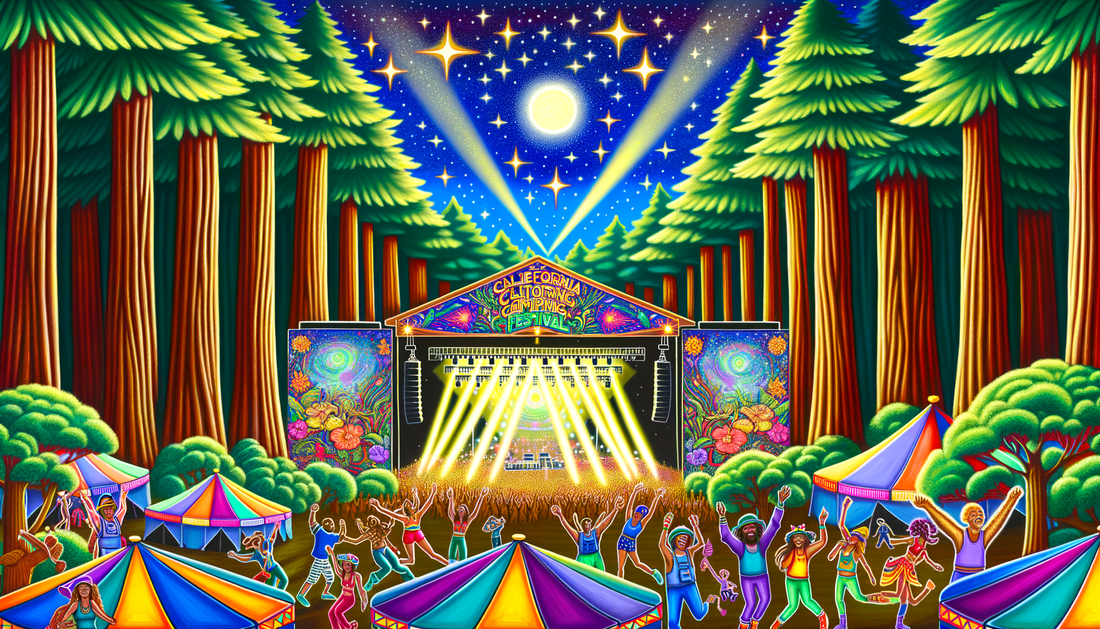 California Camping Festivals: Music Under the Redwoods
