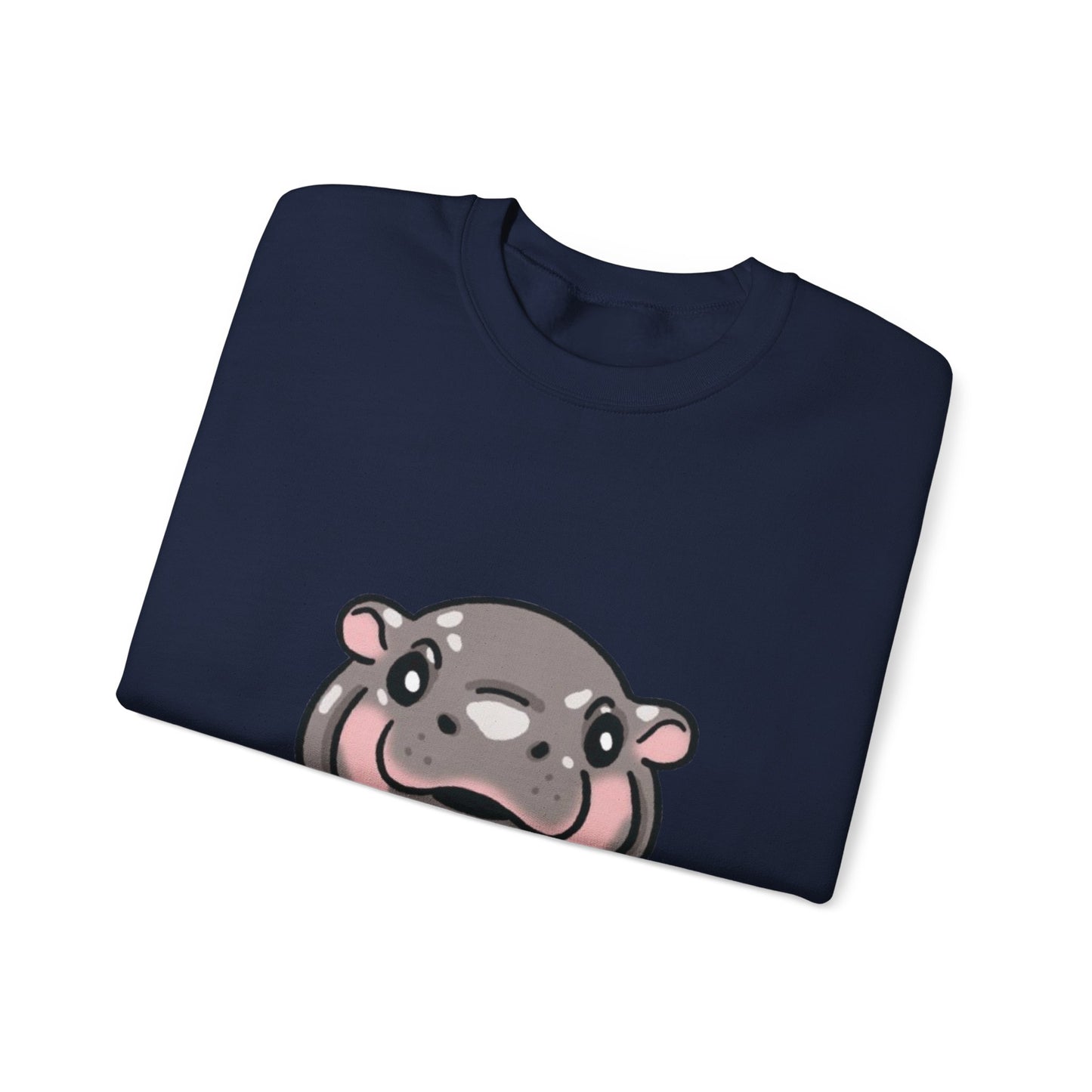 Collectible Moo Deng baby hippo sweatshirt - 2.5 million TikTok followers