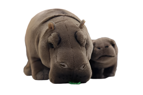 High-quality Moo Deng pygmy hippopotamus stuffed toys - Endangered species