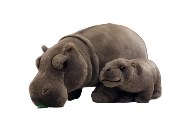 Soft and durable Moo Deng baby hippo plush collection - Global conservation icon