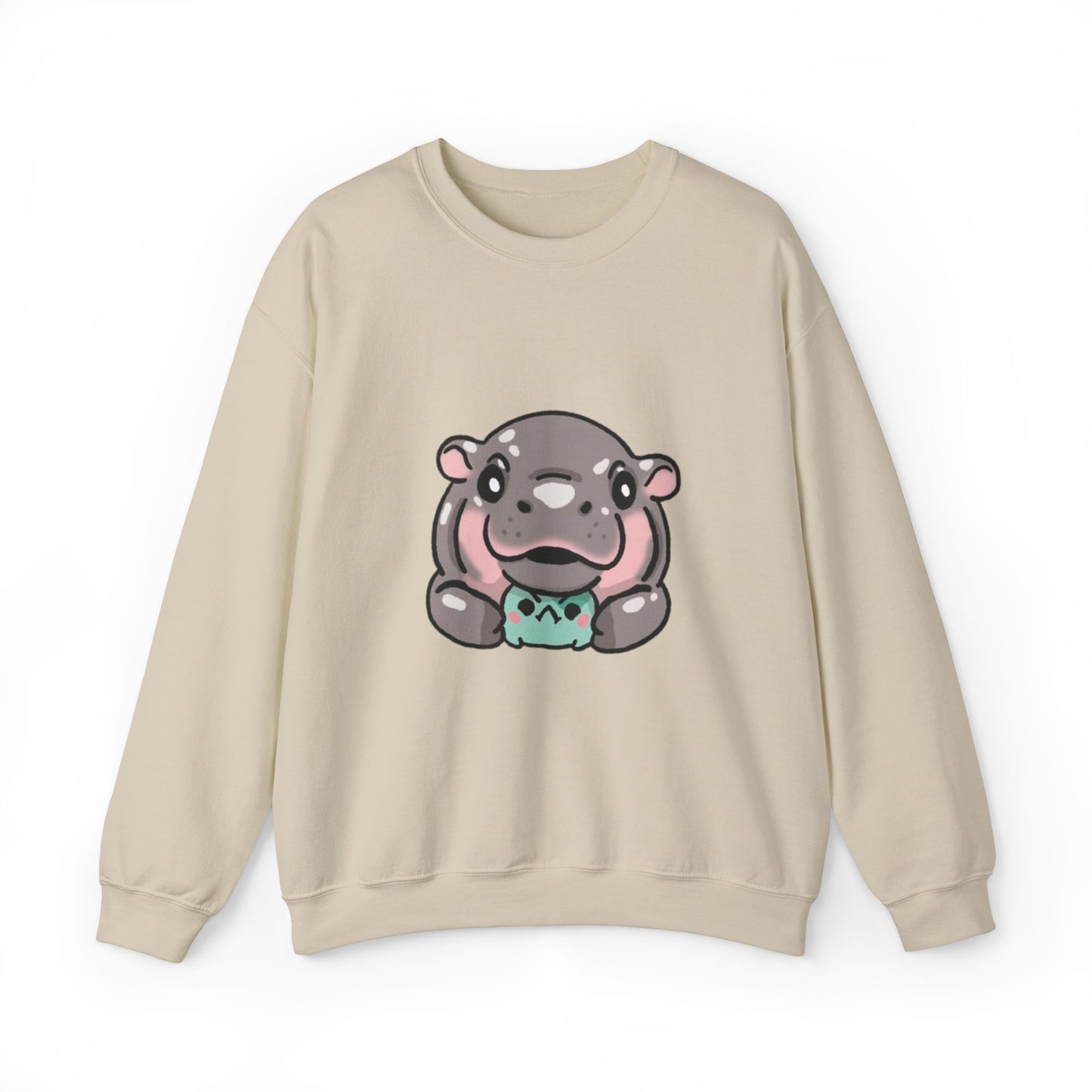 Internet-famous Moo Deng baby pygmy hippo sweatshirt - Time magazine 'Icon