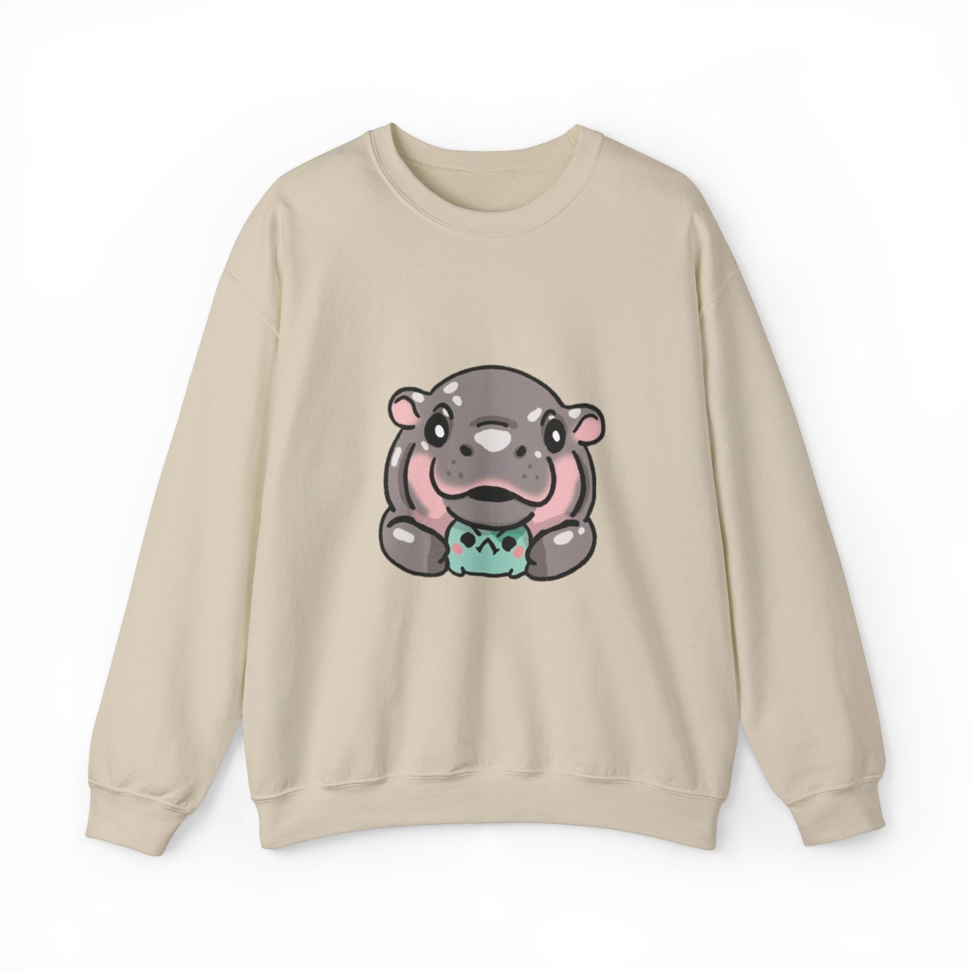 Internet-famous Moo Deng baby pygmy hippo sweatshirt - Time magazine 'Icon