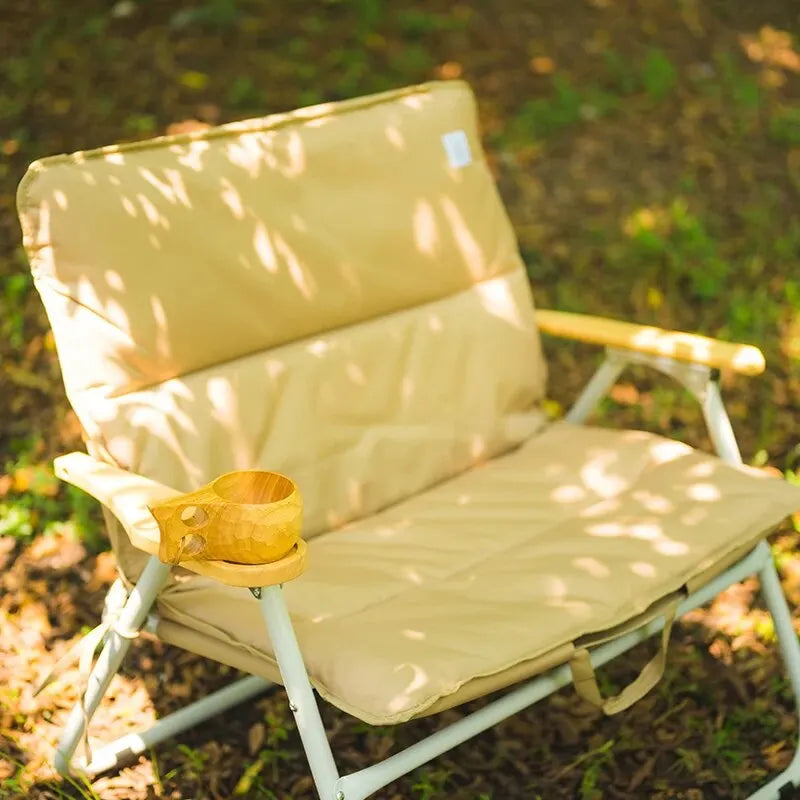 Spacious camping furniture for two