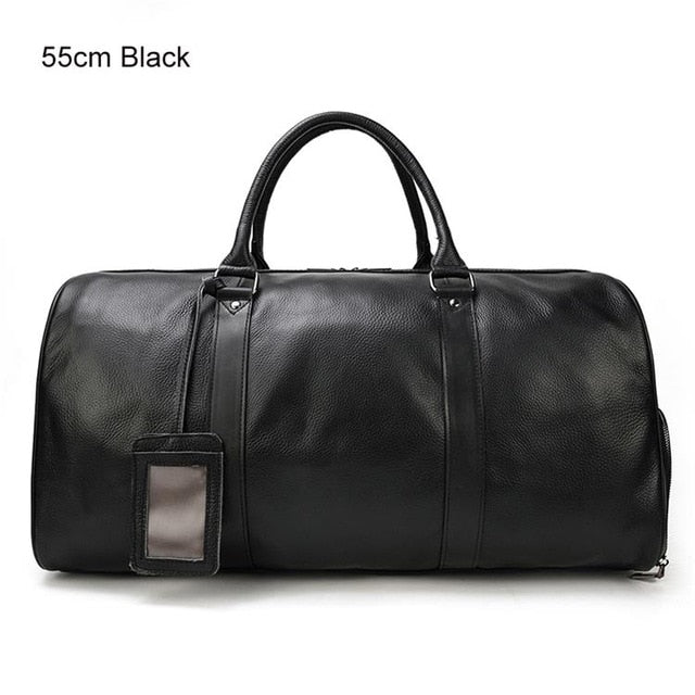 Leather Travel Bag - aprasi