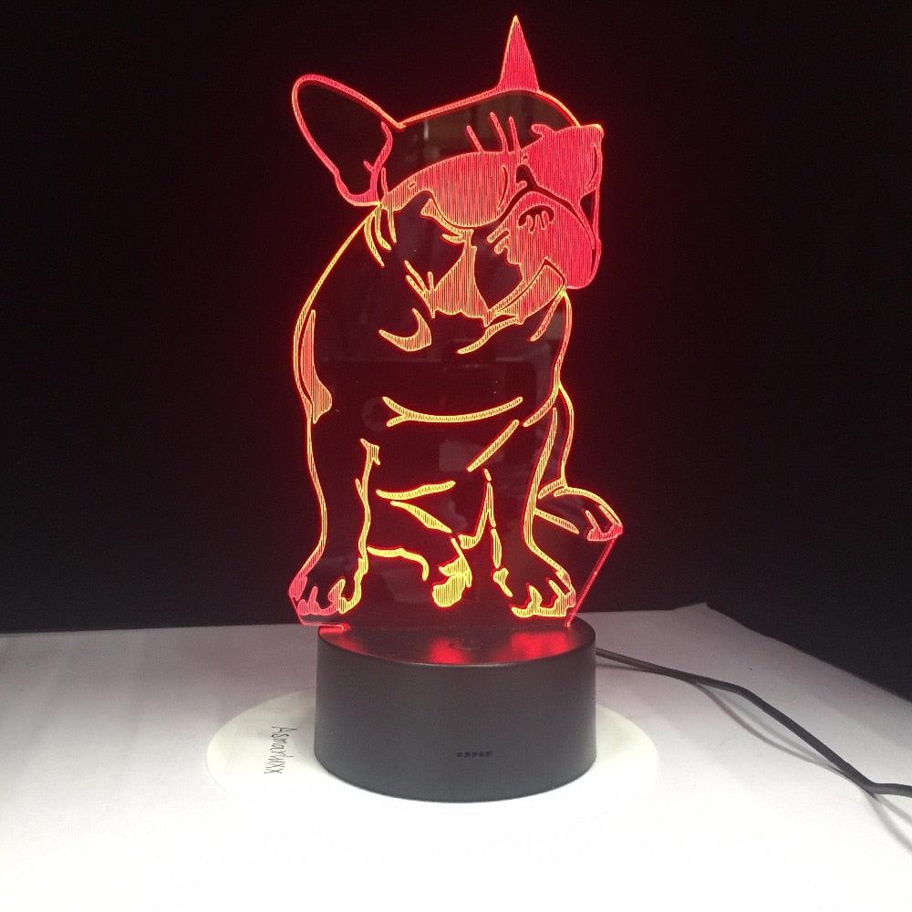 French Bulldog Lamp Gift for Dog Lovers - aprasi