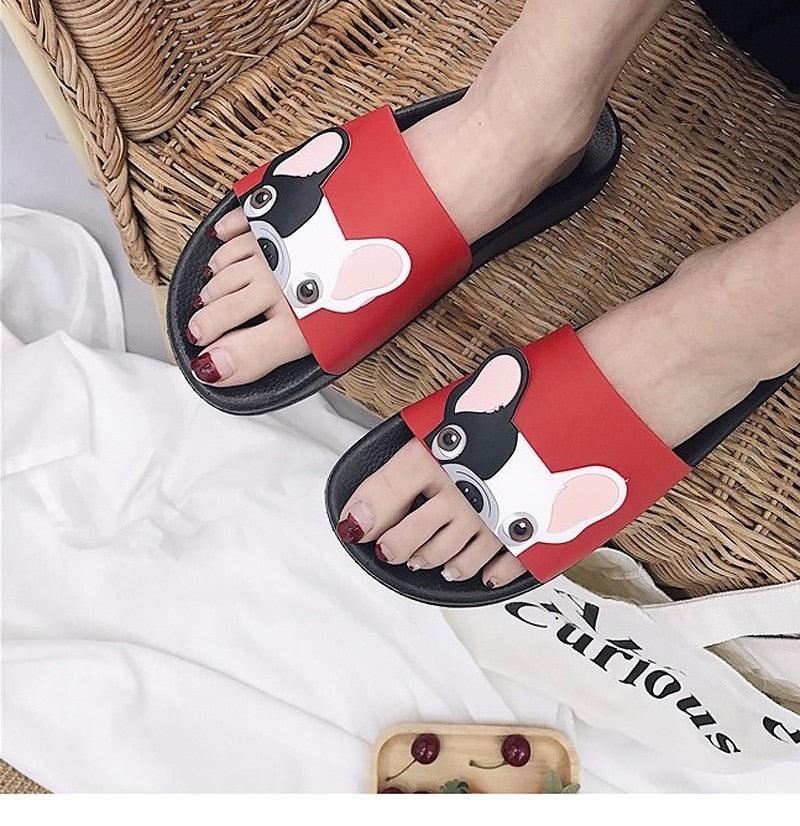 Frenchie slippers - aprasi