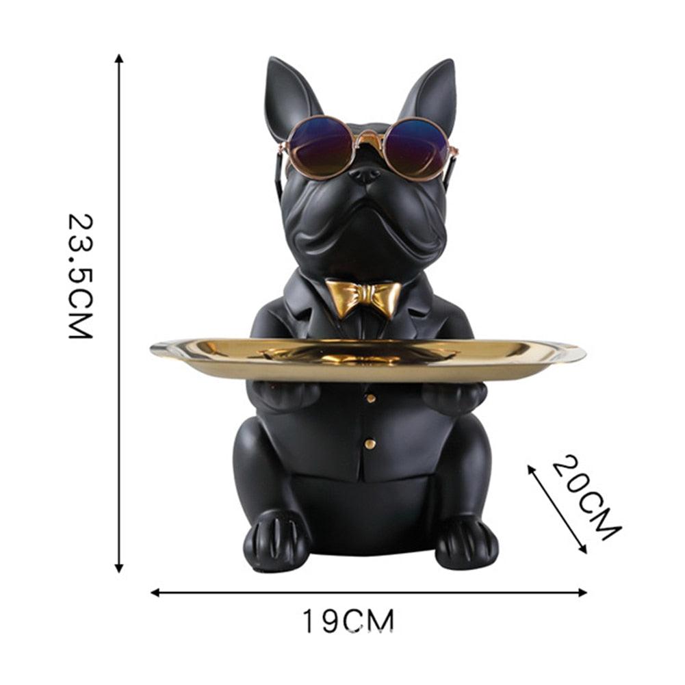 Bulldog Table Decoration & Coin Bank - aprasi