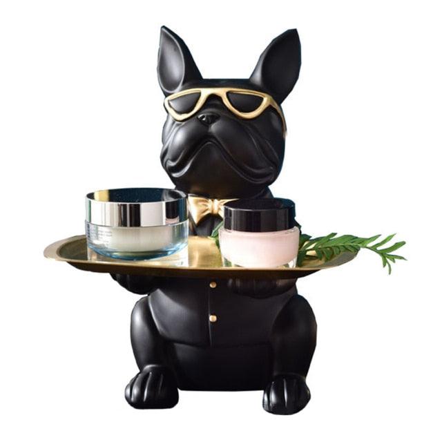 Bulldog Table Decoration & Coin Bank - aprasi